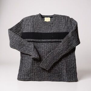 Vintage Eddie Bauer Men's Linen Cotton Blend Cable Knit Sweater - L